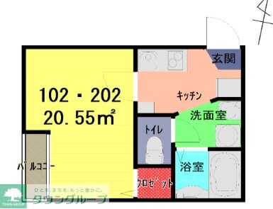 さくらひなたのsentieroの物件間取画像