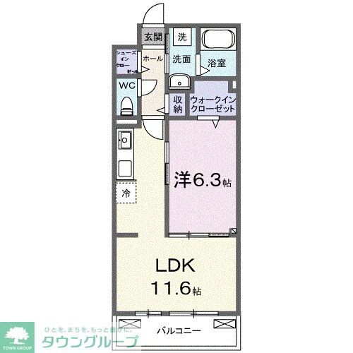 フィオーレの物件間取画像