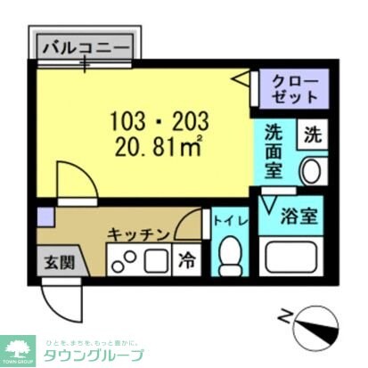 GOD BLESS OMIYAの物件間取画像