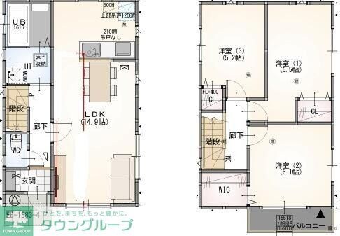 グランソフィア羽生の物件間取画像
