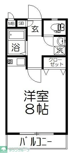 ハイツ日興の物件間取画像