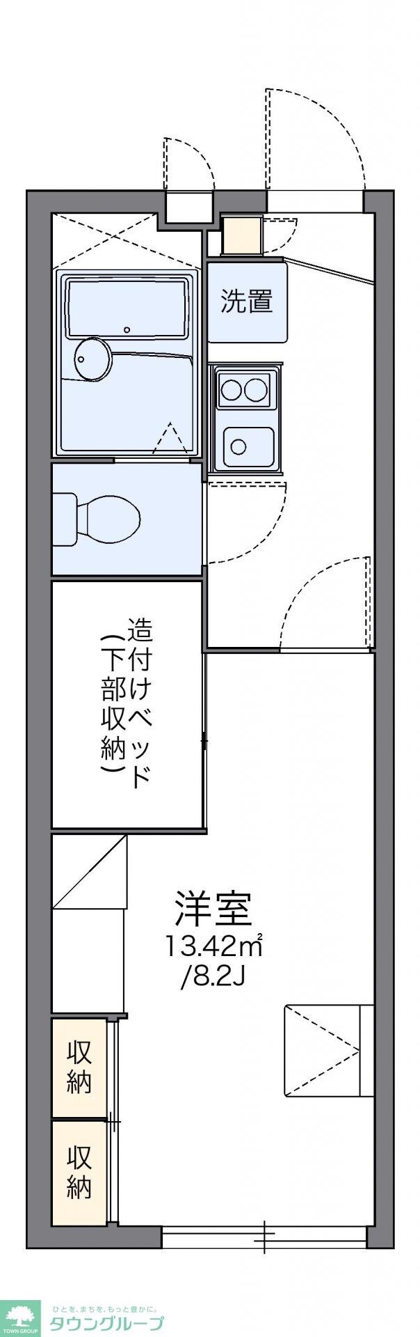 レオパレスMINEIIの物件間取画像