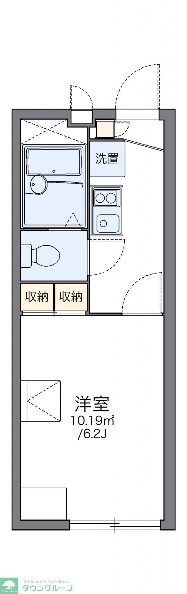 レオパレスkoyamaIIの物件間取画像