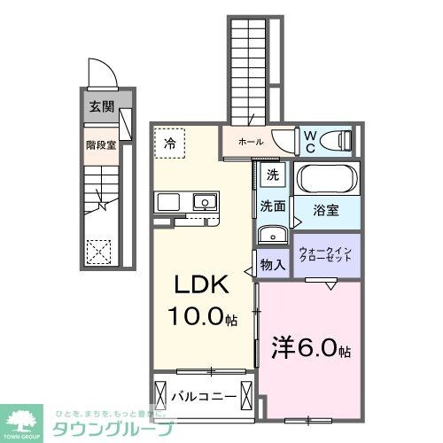 サニー ウエストの物件間取画像