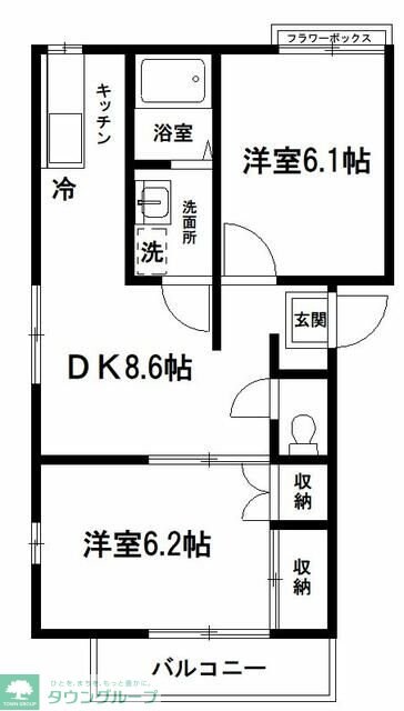 グランハイムたなかの物件間取画像
