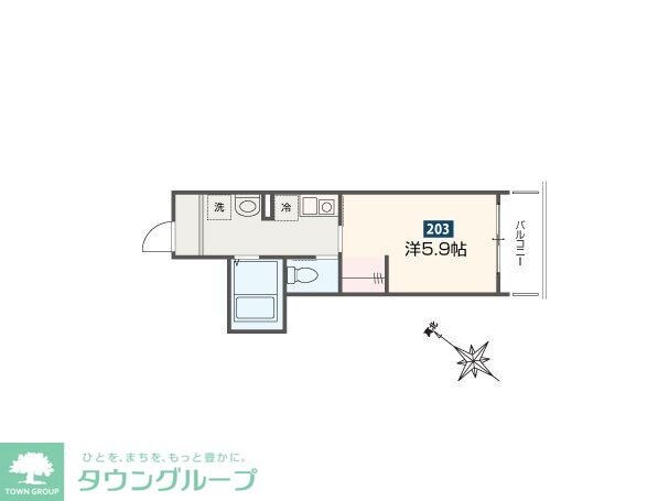 MELDIA東岩槻駅前の物件間取画像
