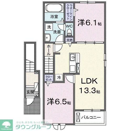 花崎北2丁目アパート(028349801)の物件間取画像