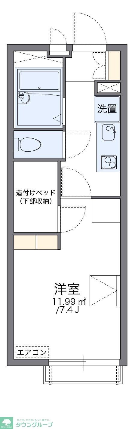 レオパレス新白岡の物件間取画像