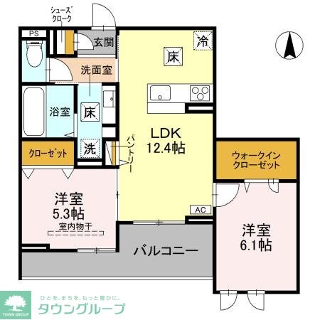 すずらんの物件間取画像