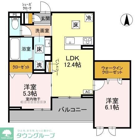 すずらんの物件間取画像