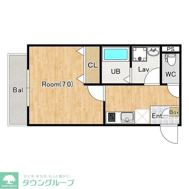 カレント大和田の物件間取画像