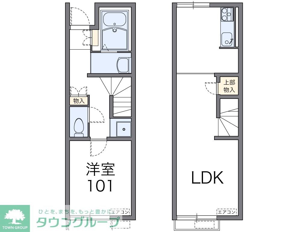 レオネクスト岡IIIの物件間取画像