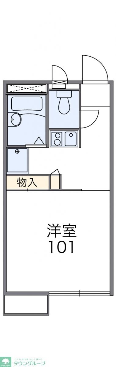 レオパレスプリムロウズの物件間取画像