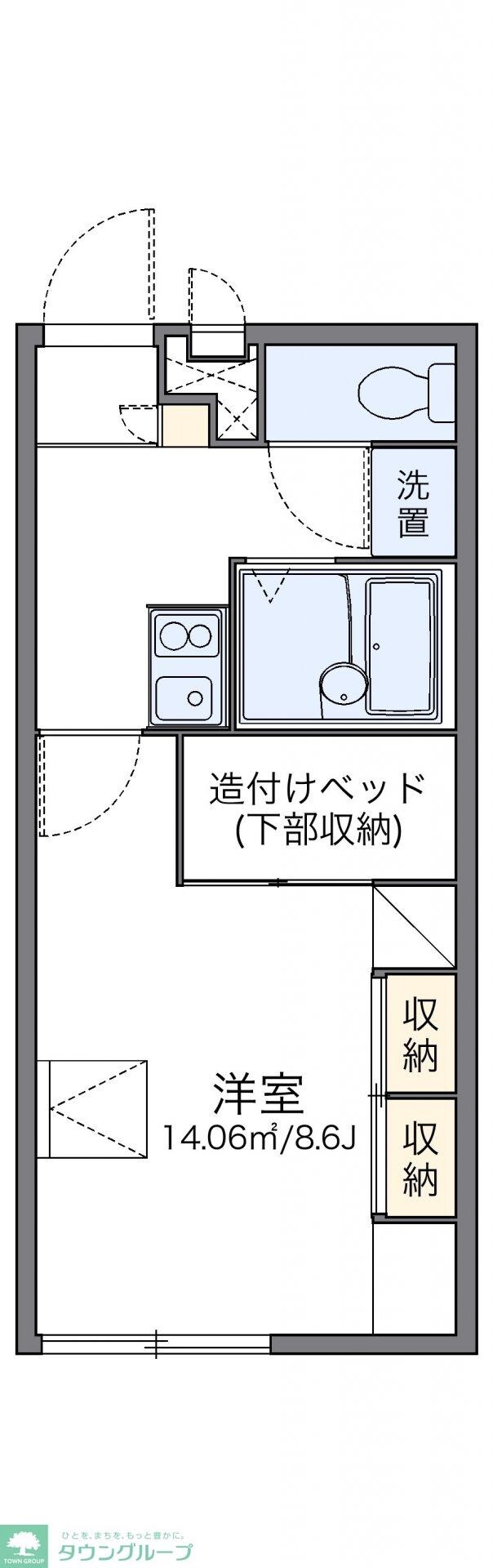 レオパレスエトワールの物件間取画像