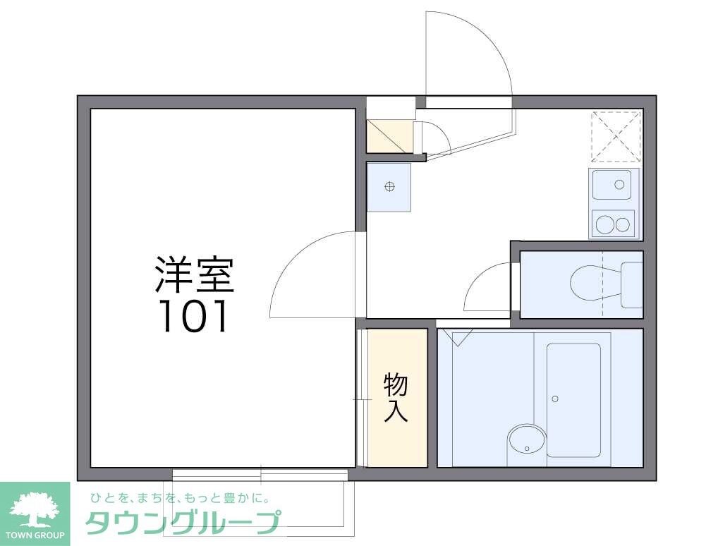 レオパレスサンライズの物件間取画像