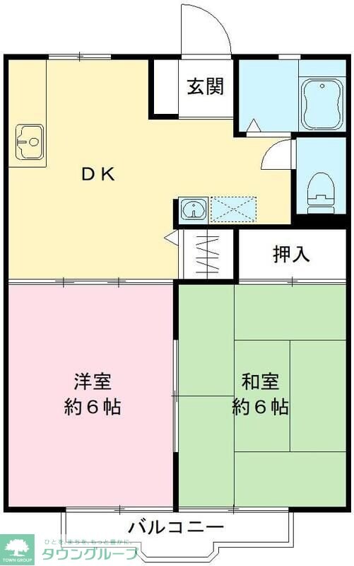 ハイツ リスボアの物件間取画像