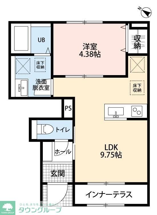 リーブルファイン鴻巣大間の物件間取画像