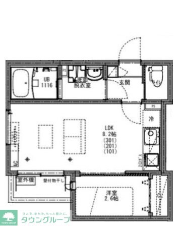 KEIAI RESIDENCE 北大宮の物件間取画像