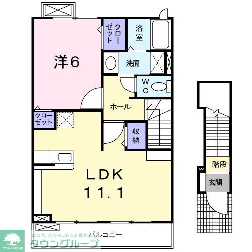 キャッスルバレー行田IIIの物件間取画像