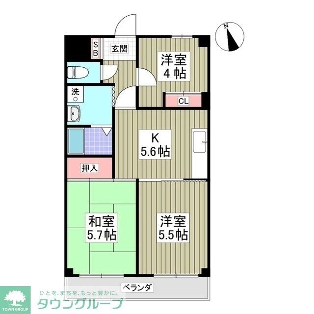 ホワイトパレス大宮の物件間取画像