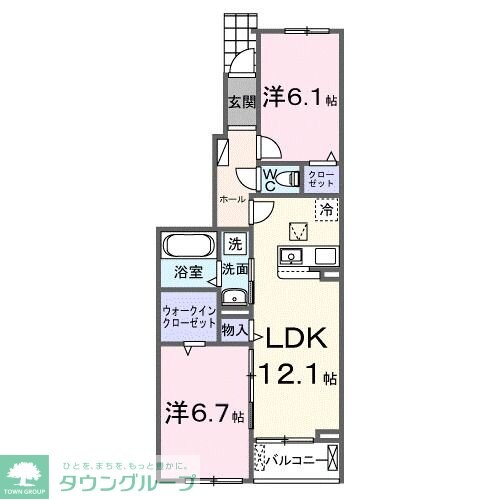 ブリッサ パラシオの物件間取画像