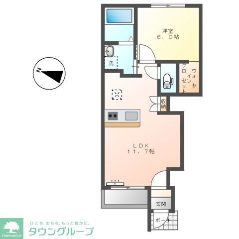 ブルースターの物件間取画像