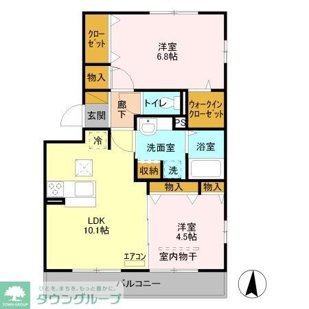 リビングシティ IIIの物件間取画像