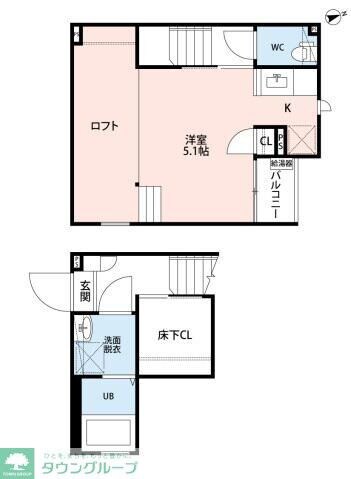 CB指扇ナコの物件間取画像
