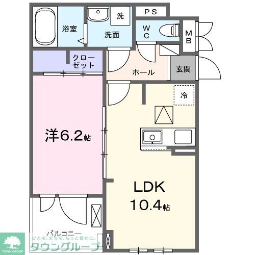 アンテムノンの物件間取画像