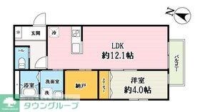 (仮称)原町共同住宅の物件間取画像