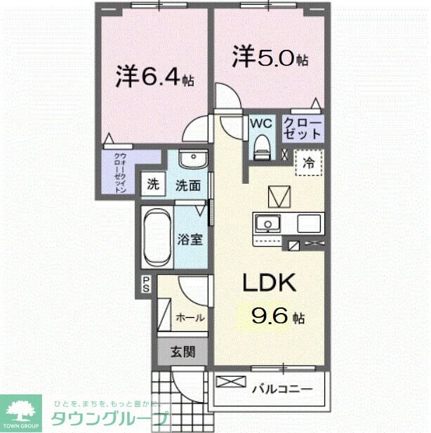 シャンブリーゼの物件間取画像