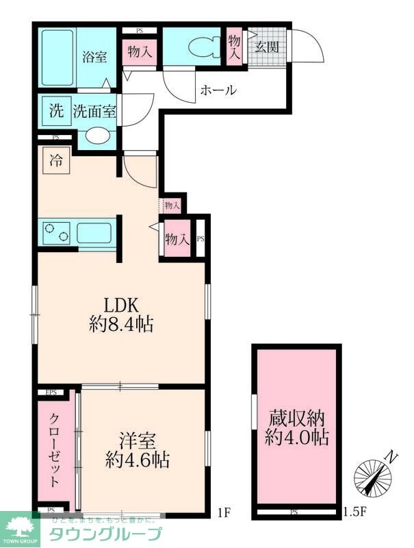 (新築)上尾市谷津二丁目アパートの物件間取画像