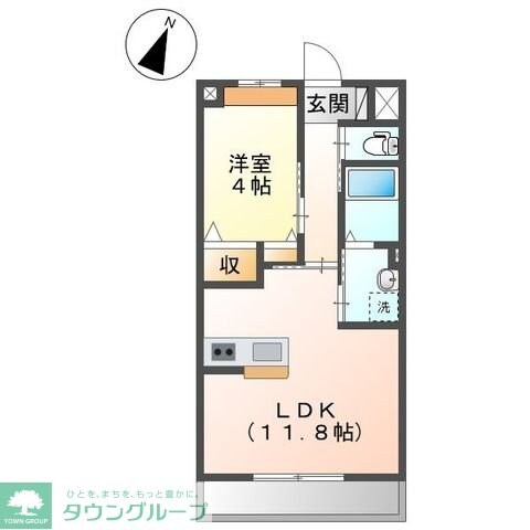 ベルグラース西大宮の物件間取画像