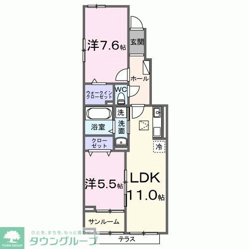 サンライズの物件間取画像