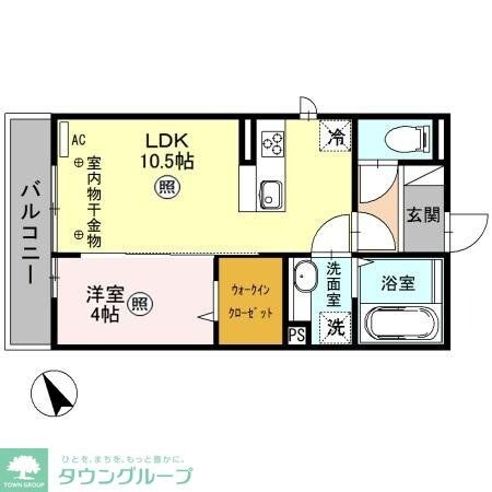 エヴァーラスティング熊谷の物件間取画像