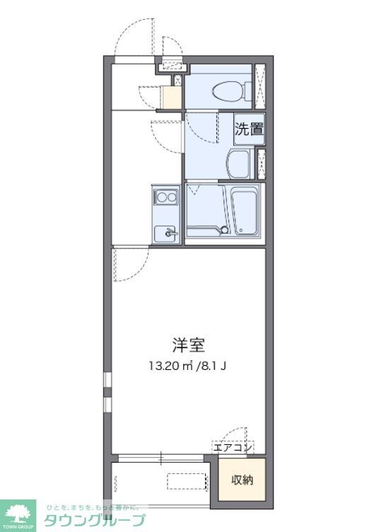 クレイノ青空の物件間取画像