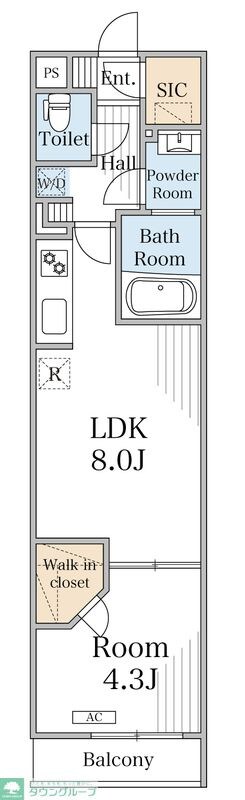 リブリ・ダイワクレストIIの物件間取画像