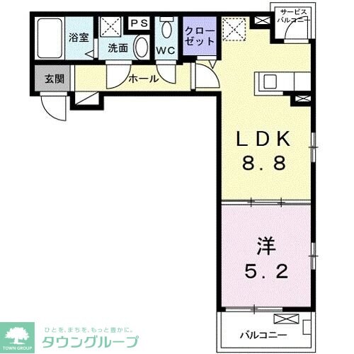プロムナード・IVの物件間取画像