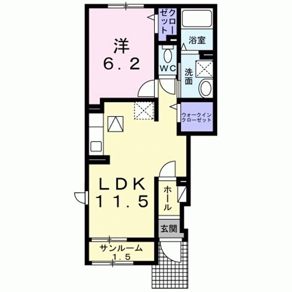 アルバヴィラの物件間取画像