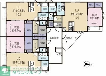 Ange de Bonheur(アンジュドボヌール)の物件間取画像