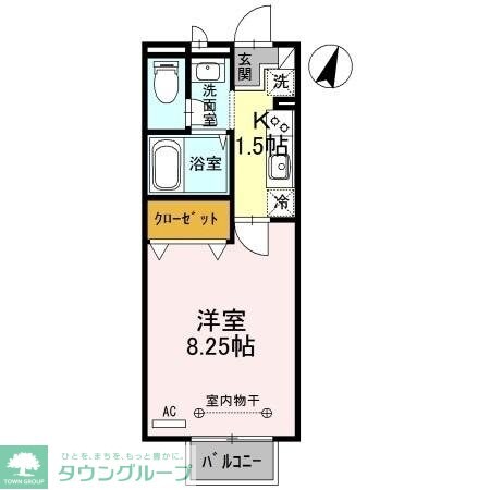 グランモア1の物件間取画像