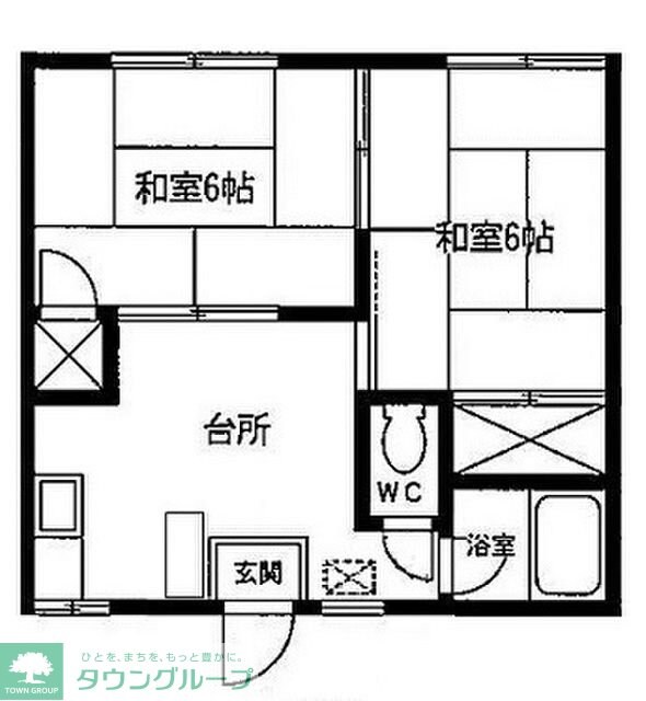 コーポ茜の物件間取画像