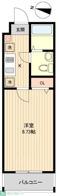 アーバハイツ扇大橋の物件間取画像