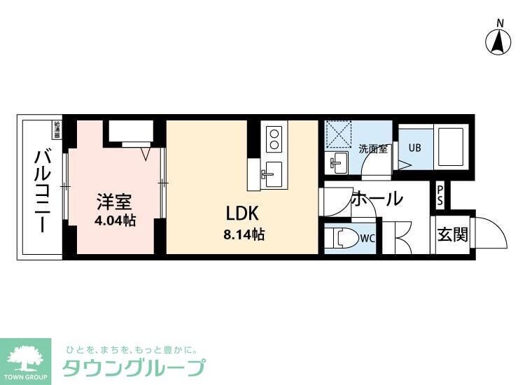 リーブルファイン大袋駅前の物件間取画像
