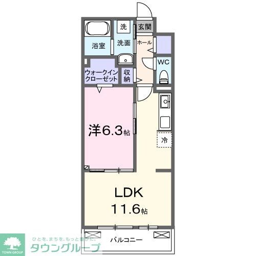 Ksパーシモンの物件間取画像