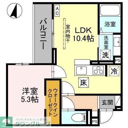 エンテスカリオンの物件間取画像