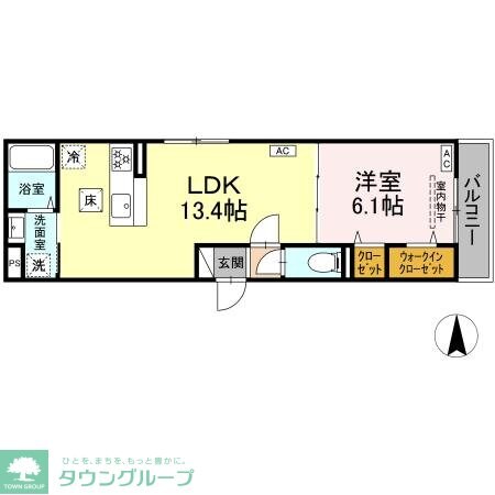 セレスティア扇Vの物件間取画像