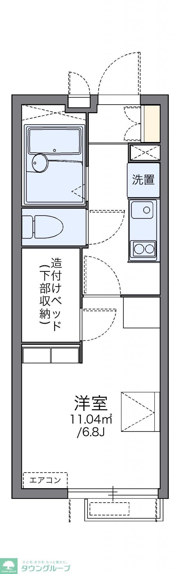 レオパレスKOEMON IIの物件間取画像