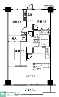 ピエール草加の物件間取画像