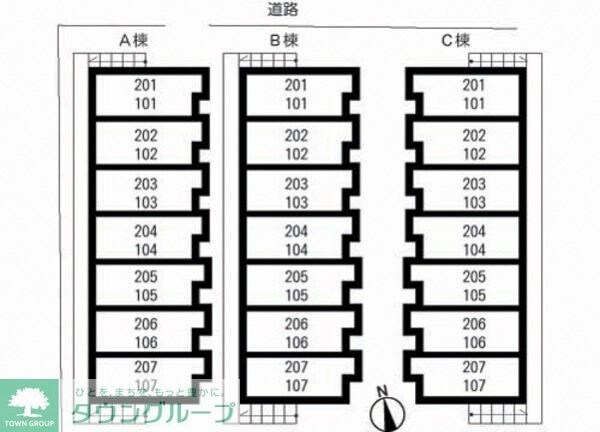 パークヴィレッジ竹の塚Cの物件内観写真